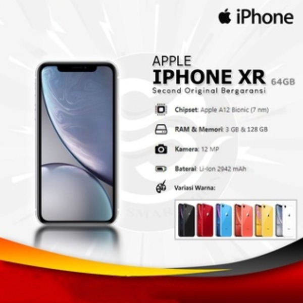 Apple iPhone XR [64 GB] Second Original Fullset Like New