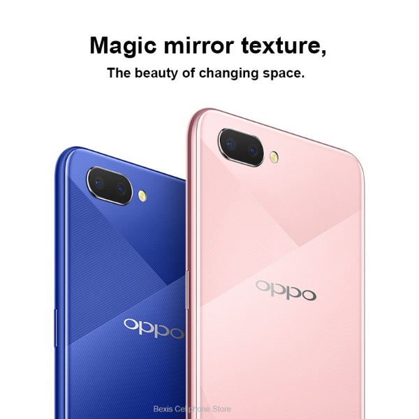 Second-hand Oppo A5 Original (4/64GB) Cellphone Mobile,6.5 inches Android Phone Full Screen Smartphone