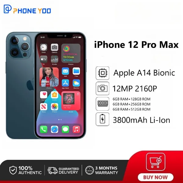 Used iPhone 12 Pro Max Original Fullset
