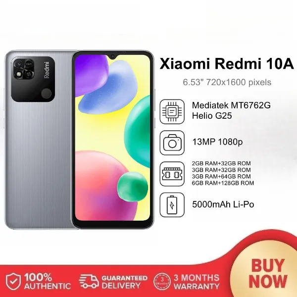 Used Xiaomi Redmi 10A 4GB+64GB/6.53
