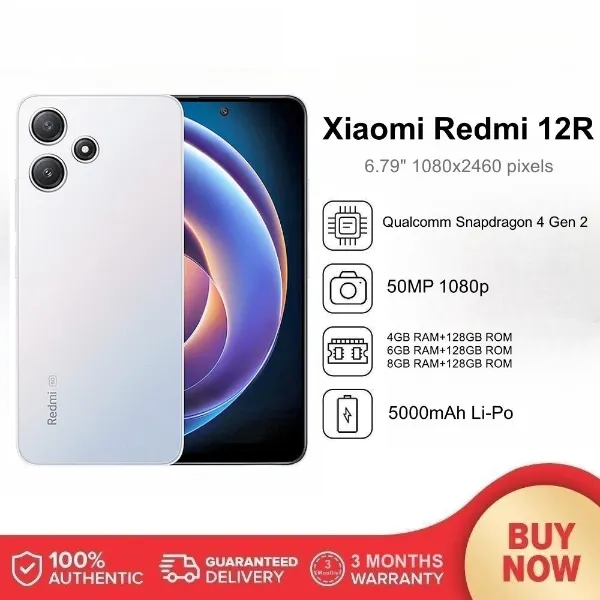  Used Xiaomi Redmi 12R 4GB+128GB/6.79