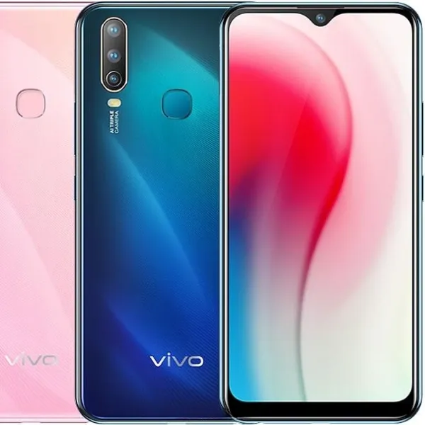 Vivo Y17 4G LTE ,4GB+64GB ,Mineral Blue, Mystic Purple, Peach Pink, Peacock Blue,Phone 90% New Used Smartphone android,100% Original
