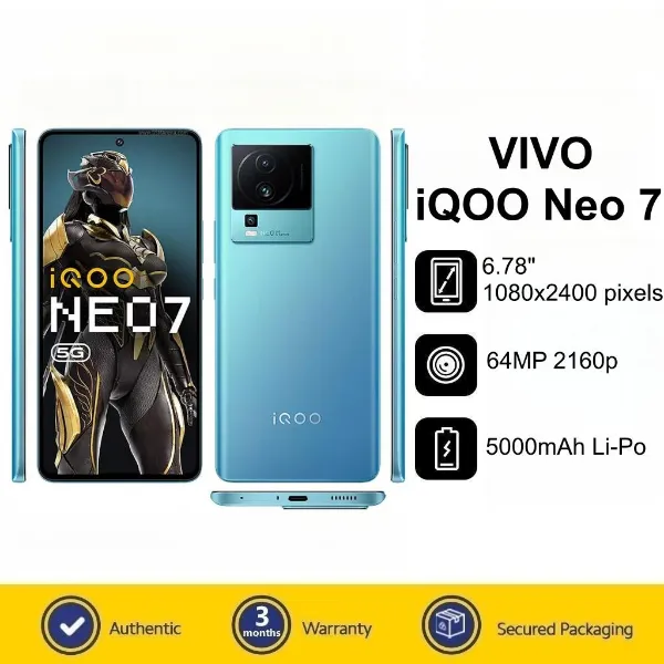  Vivo  iQOO Neo 7 5G ,6.78