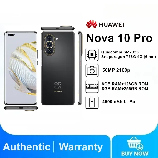 Used Huawei nova 10pro [8+256],6.78