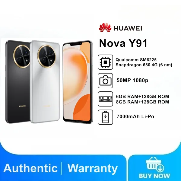  Used Huawei nova Y91 [8+256],6.95