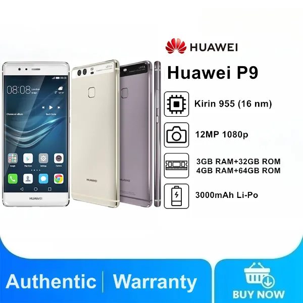  Used Huawei P9 [4+64],5.2