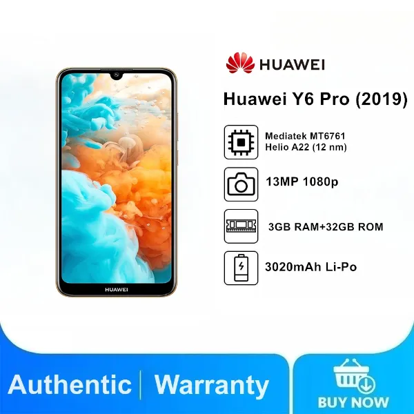  Used Huawei Y6 Pro (2019) [3+32],5.71
