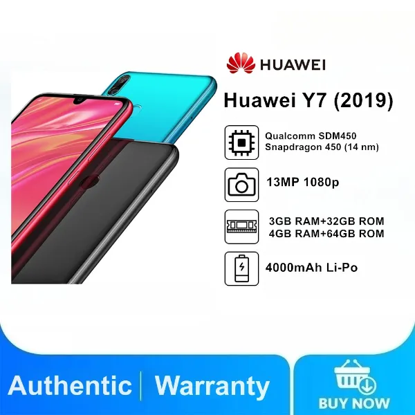 Used Huawei Y7 (2019) [3+32],6.26