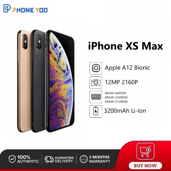Used iPhone XS MAX 64GB Original Fullset